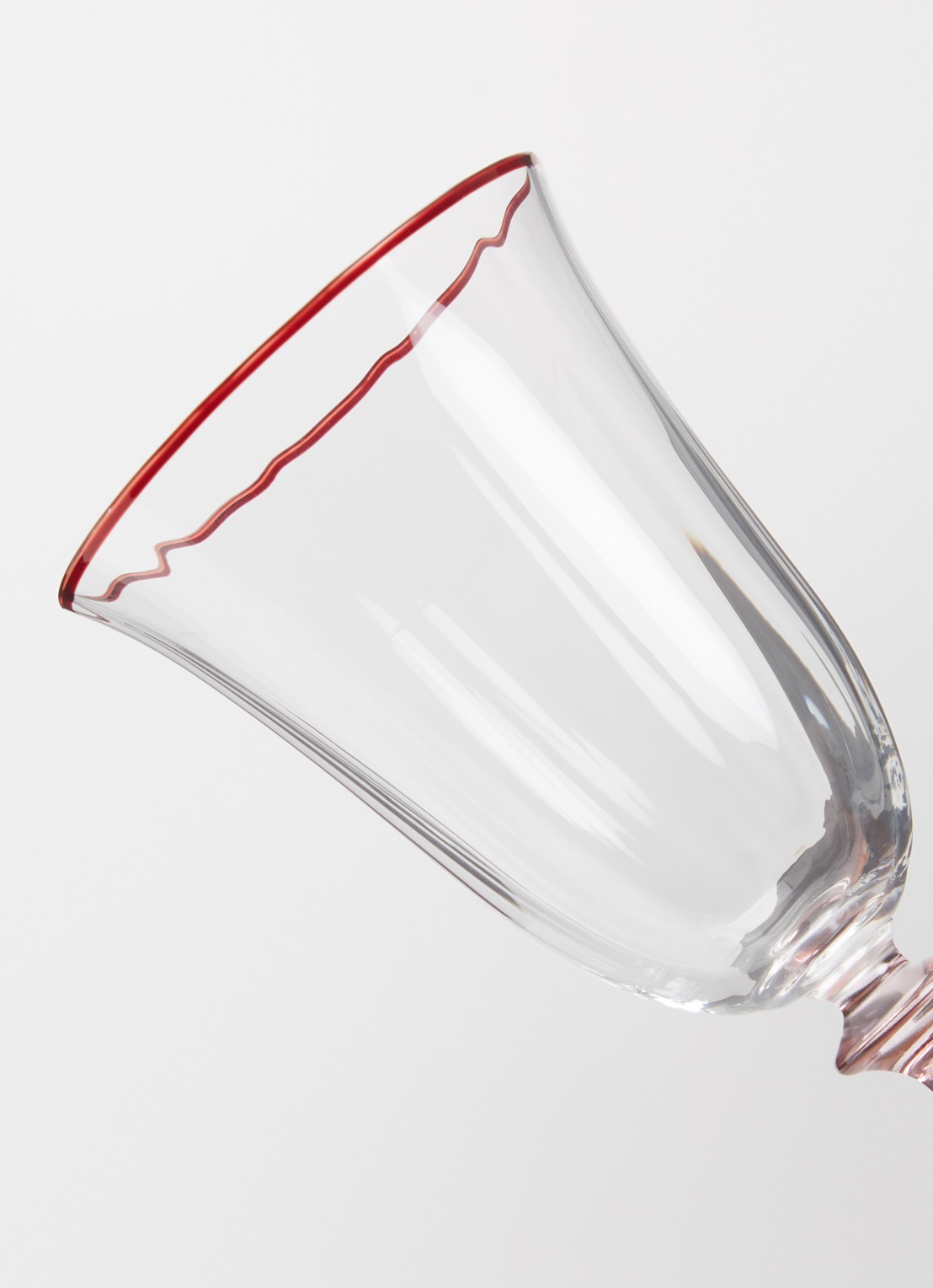 Anna + Nina Clara Optic wijnglas 25 cl - detail 3 roze