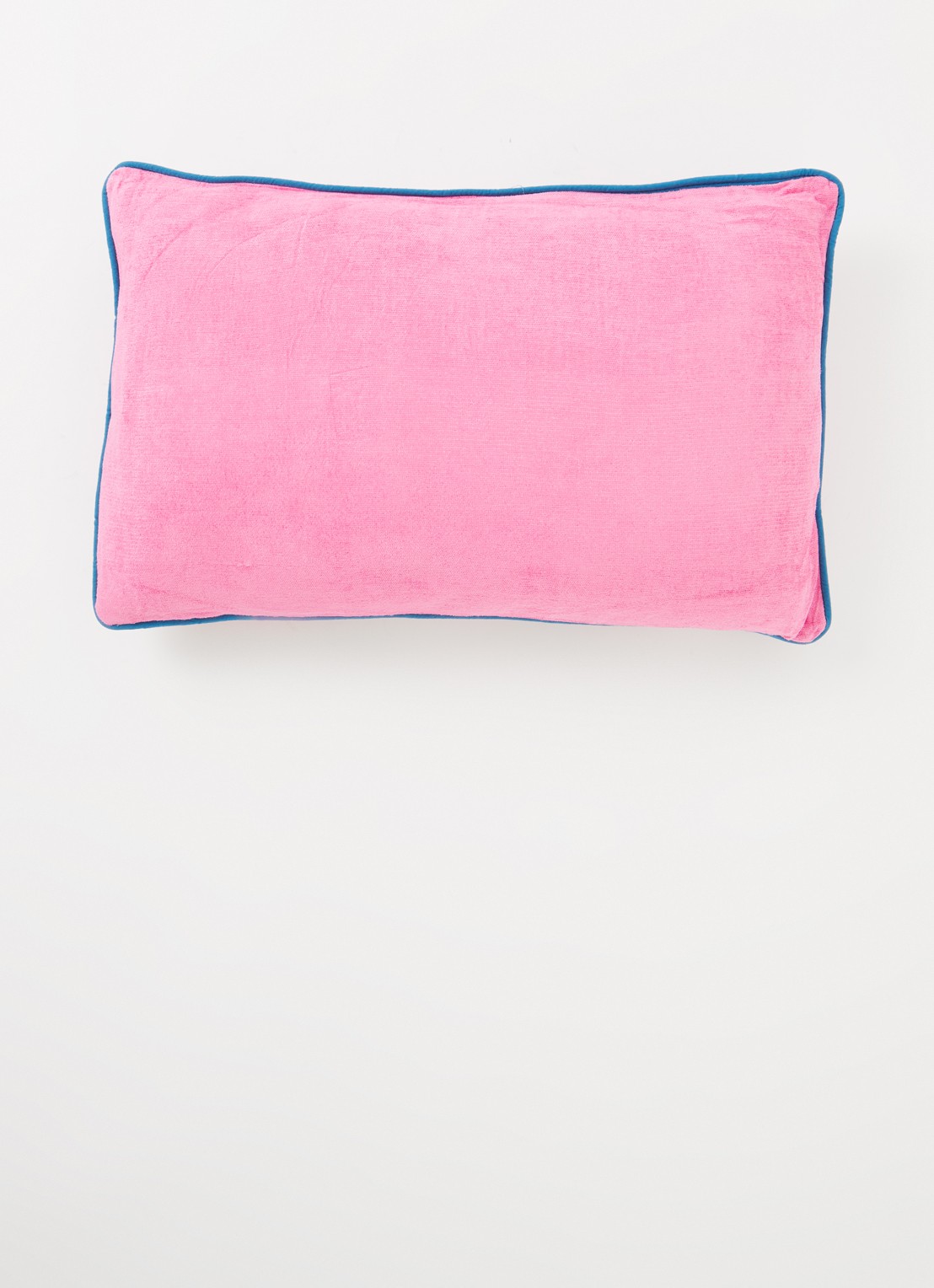 Anna + Nina Daisy Suzani Embroidered sierkussen 14 x 22 cm - detail roze