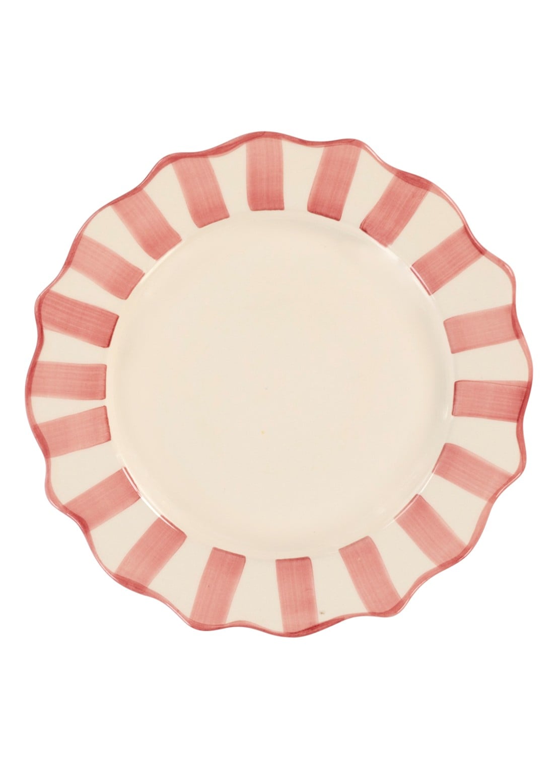 Anna + Nina Dinerbord 27 cm - voorkant 4 roze