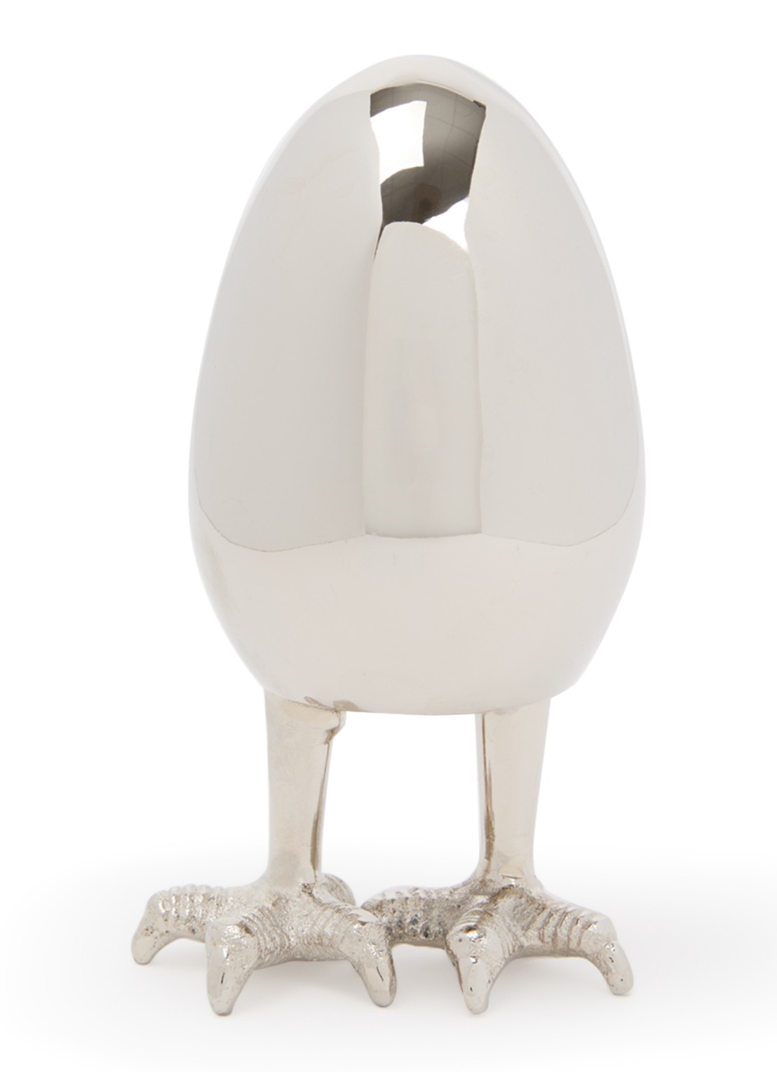 Anna + Nina Eggy Wonder ornament - voorkant zilver