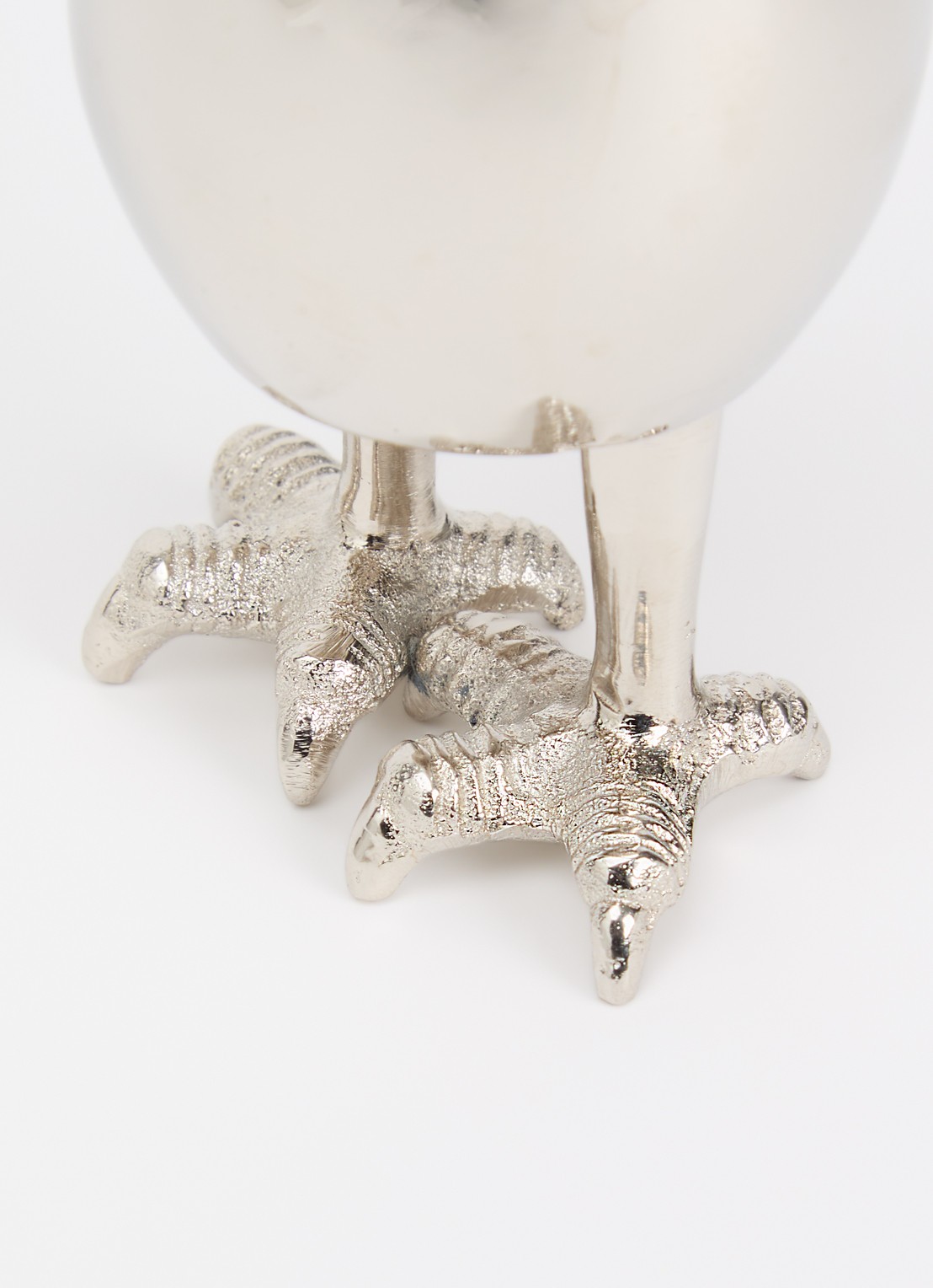 Anna + Nina Eggy Wonder ornament - voorkant 2 zilver