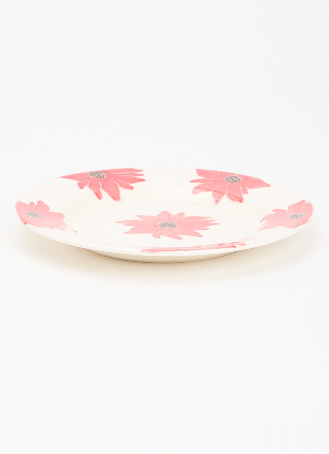 Anna + Nina Fiorita ontbijtbord 22,5 cm - voorkant 2 gebroken wit
