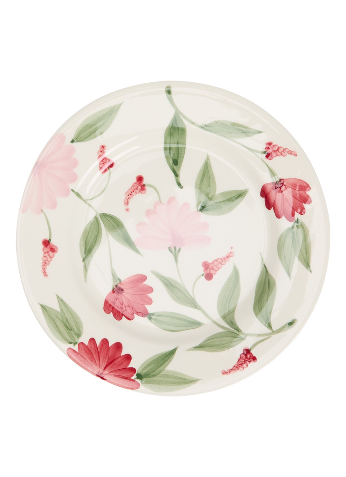 Anna + Nina Garden Reverie ontbijtbord - voorkant gebroken wit