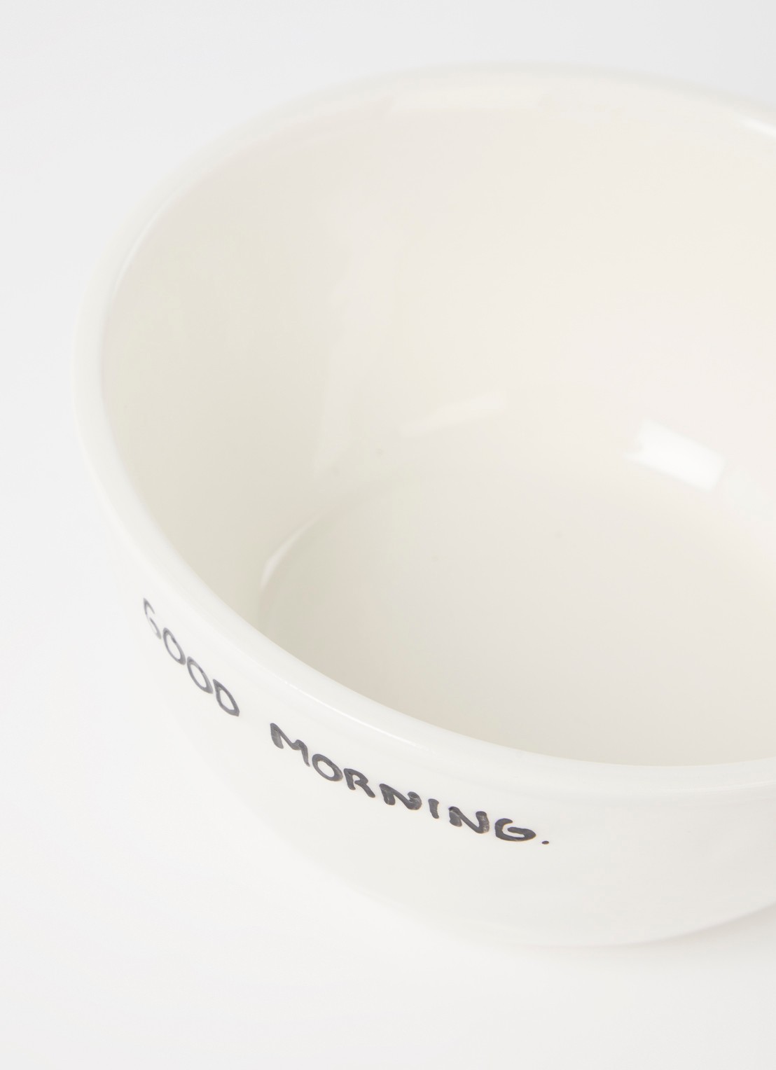 Anna + Nina Good Morning kom 14 cm - detail wit