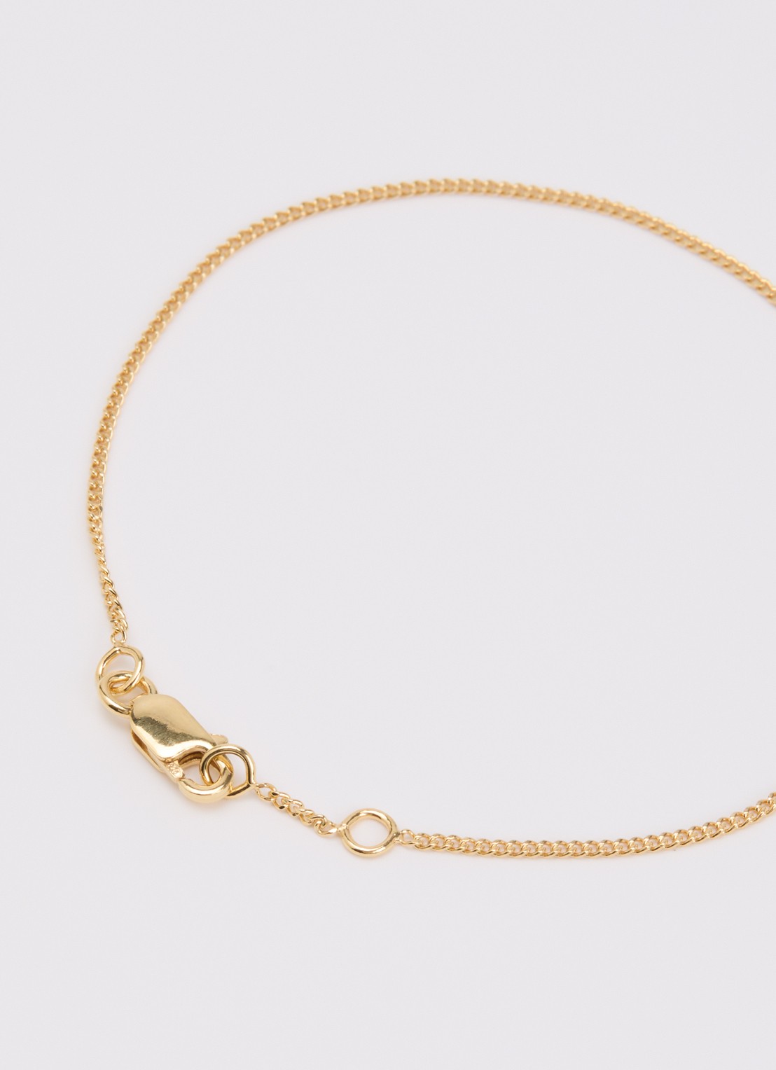 Anna + Nina Gourmet armband verguld - detail goud