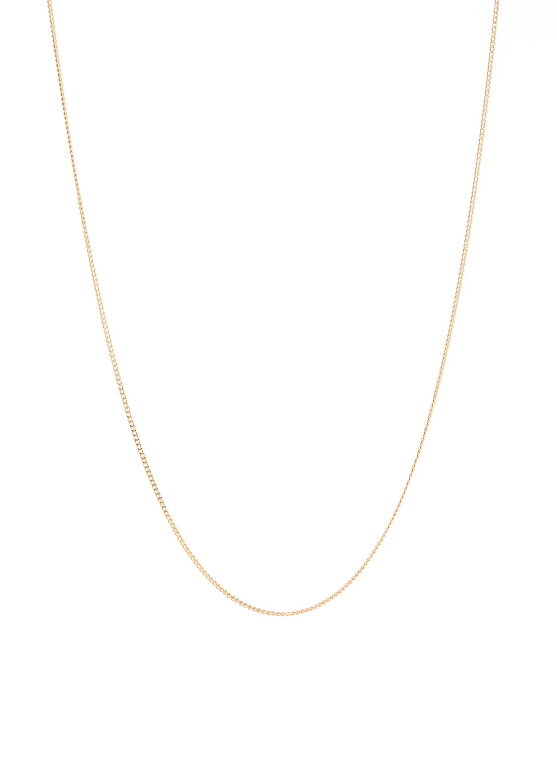 Anna + Nina Gourmet ketting verguld - voorkant 2 goud