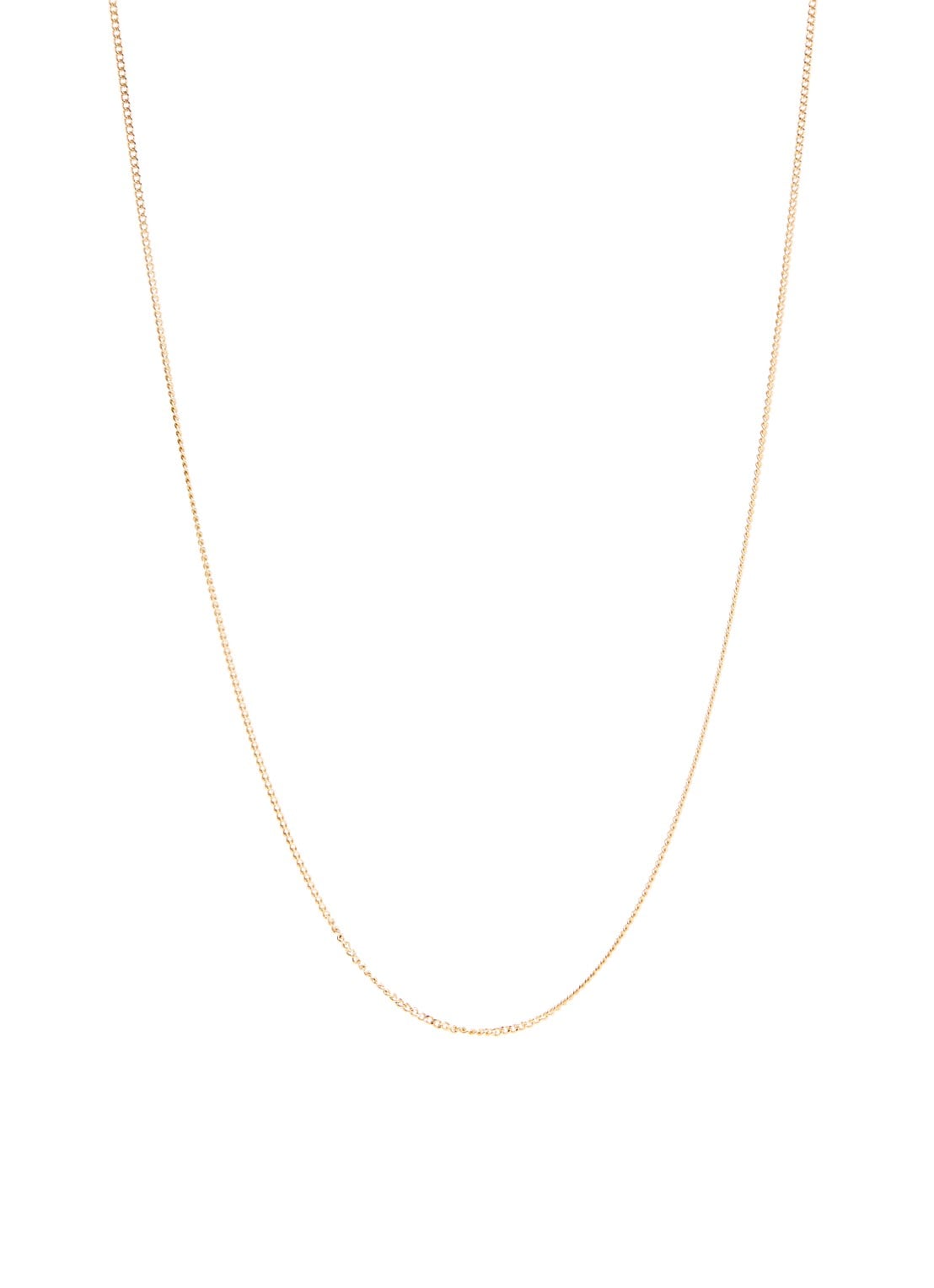 Anna + Nina Gourmet ketting verguld - voorkant 3 goud