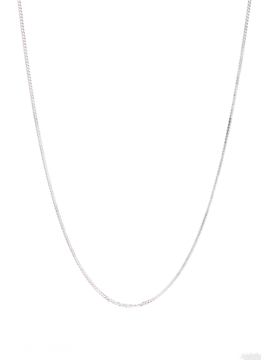 Anna + Nina Gourmet ketting verguld - voorkant 3 zilver