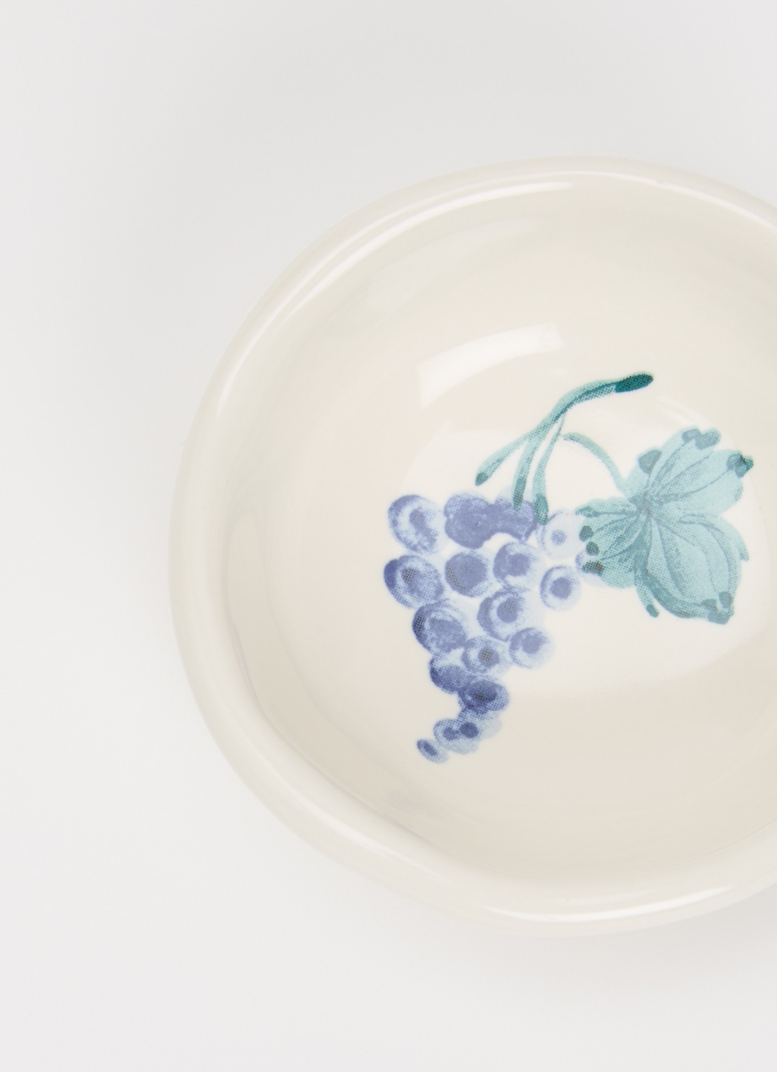 Anna + Nina Grapevine trinket schaal 7 cm - detail gebroken wit