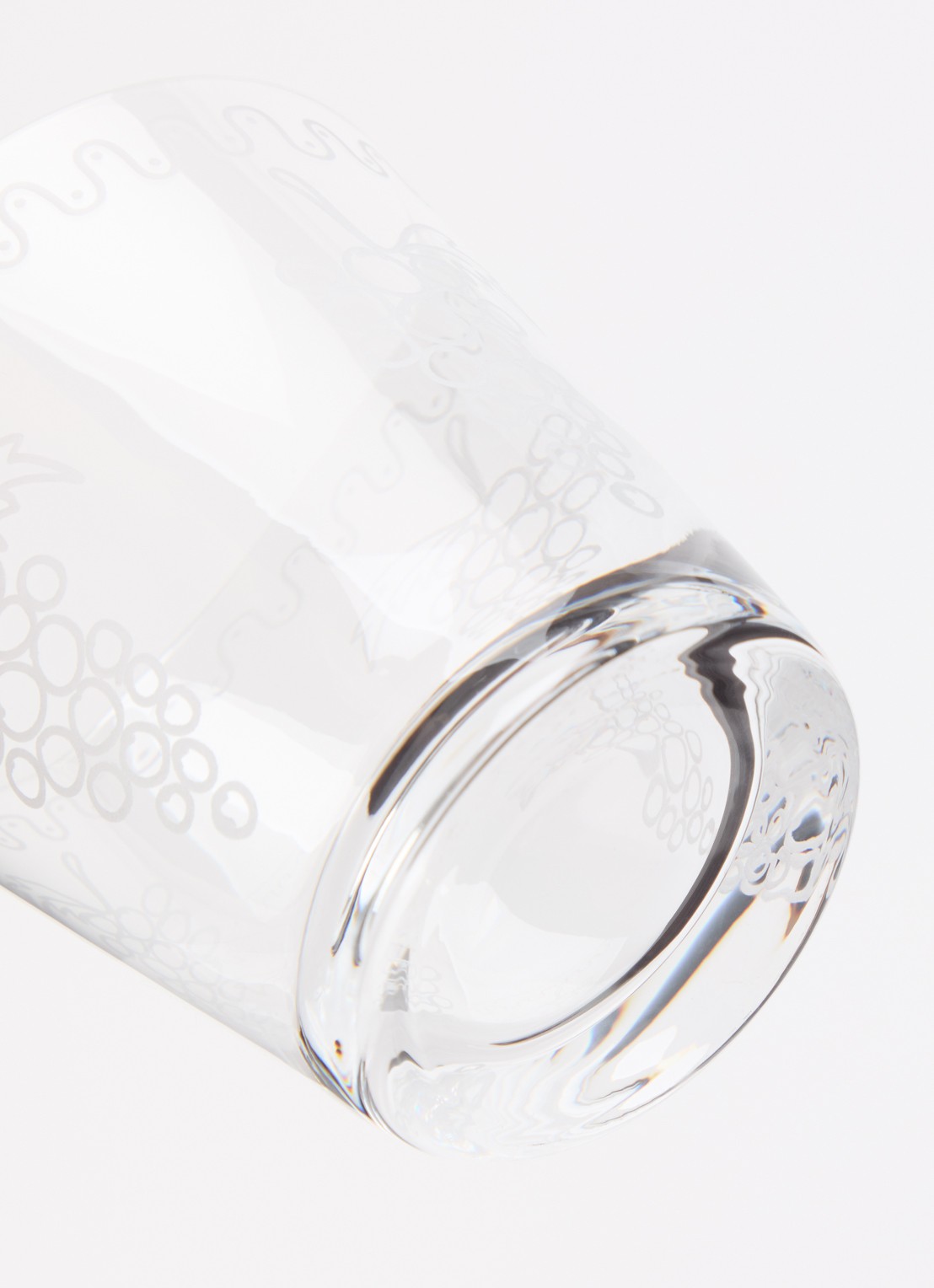 Anna + Nina Grapevine waterglas  - voorkant 2 wit