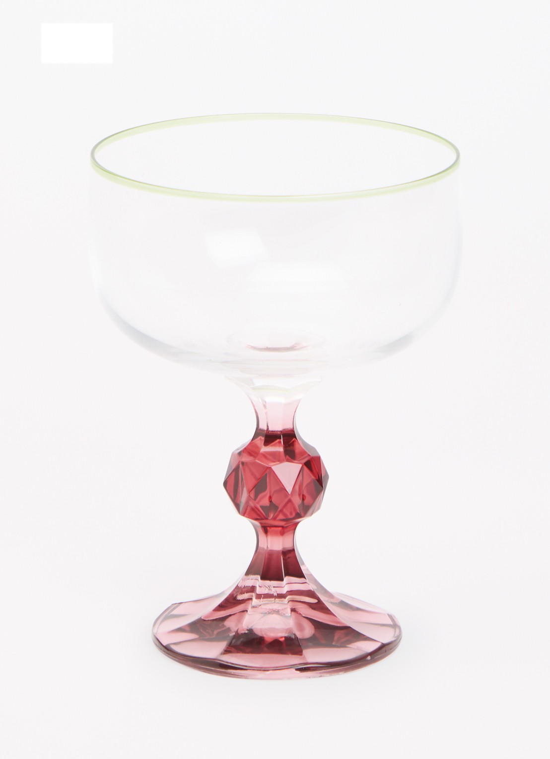 Anna + Nina Harper cocktailglas 20 cl set van 2 - voorkant rood