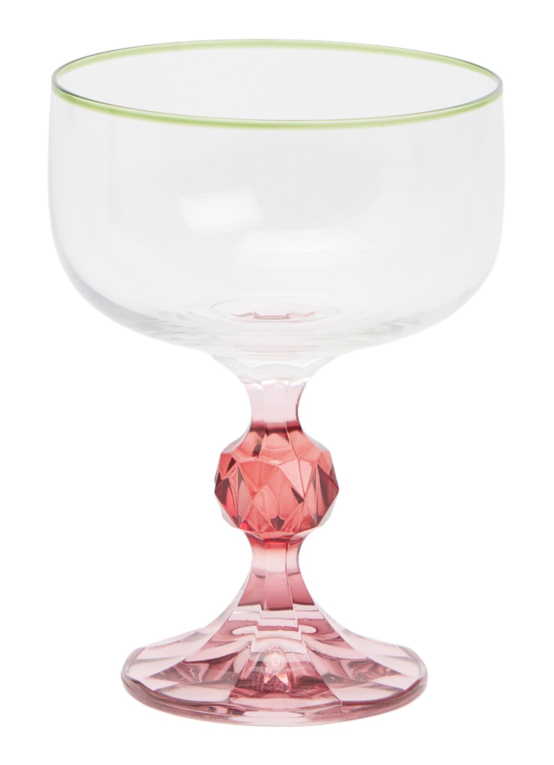 Anna + Nina Harper cocktailglas 20 cl - voorkant rood