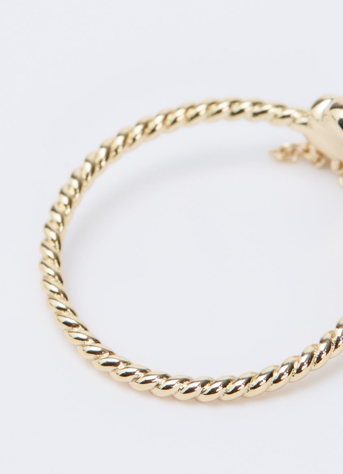 Anna + Nina Head In The Clouds ring verguld - detail goud