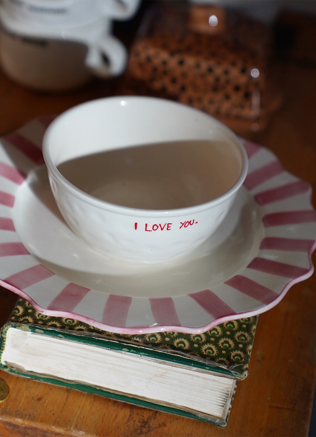 Anna + Nina I Love You Breakfast serviesset 3-delig - detail 2 multicolor