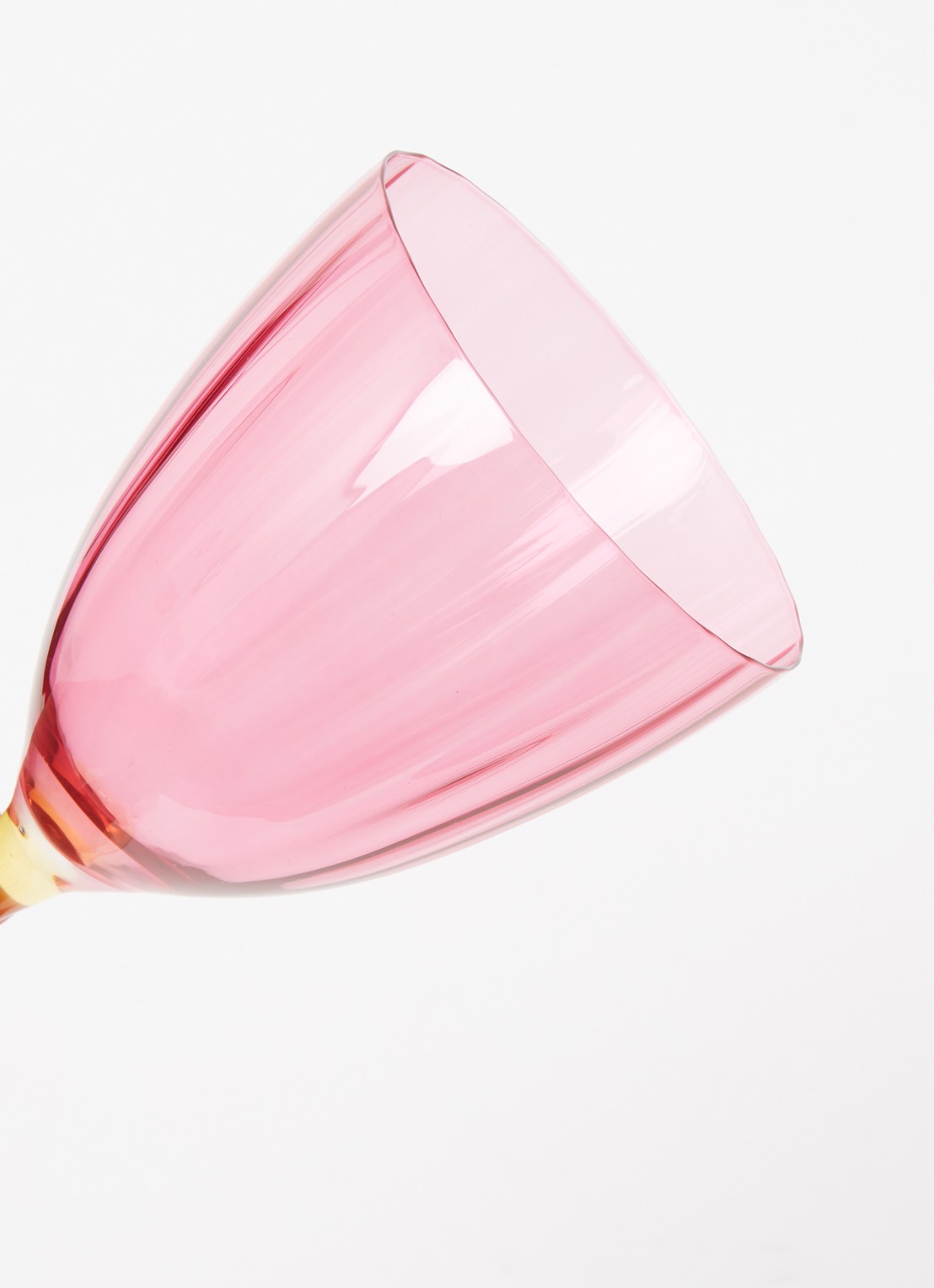 Anna + Nina Jazzy wijnglas 25 cl - detail roze