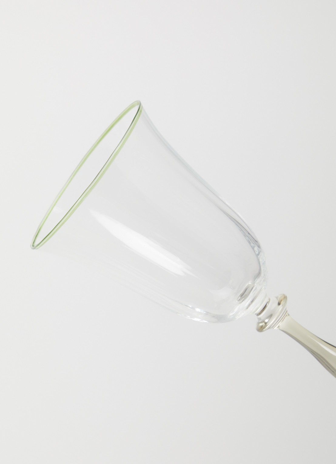 Anna + Nina Lily Optic wijnglas 25 cl - detail 3 geel