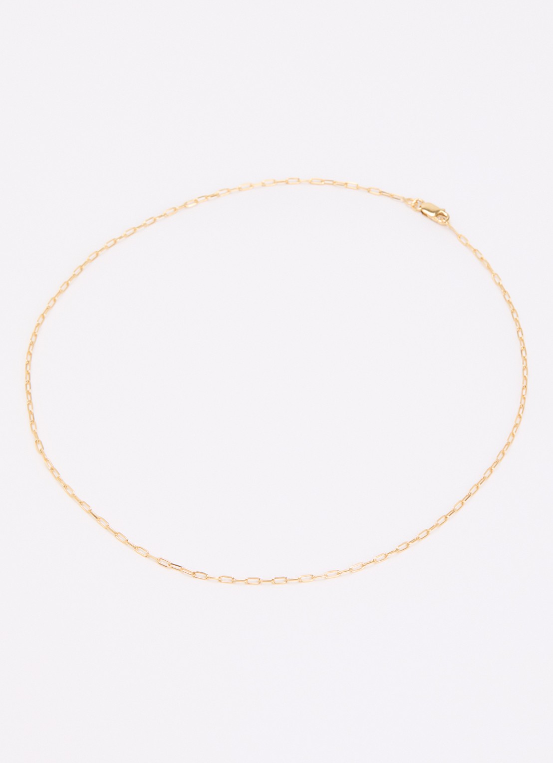 Anna + Nina Link ketting verguld - detail goud
