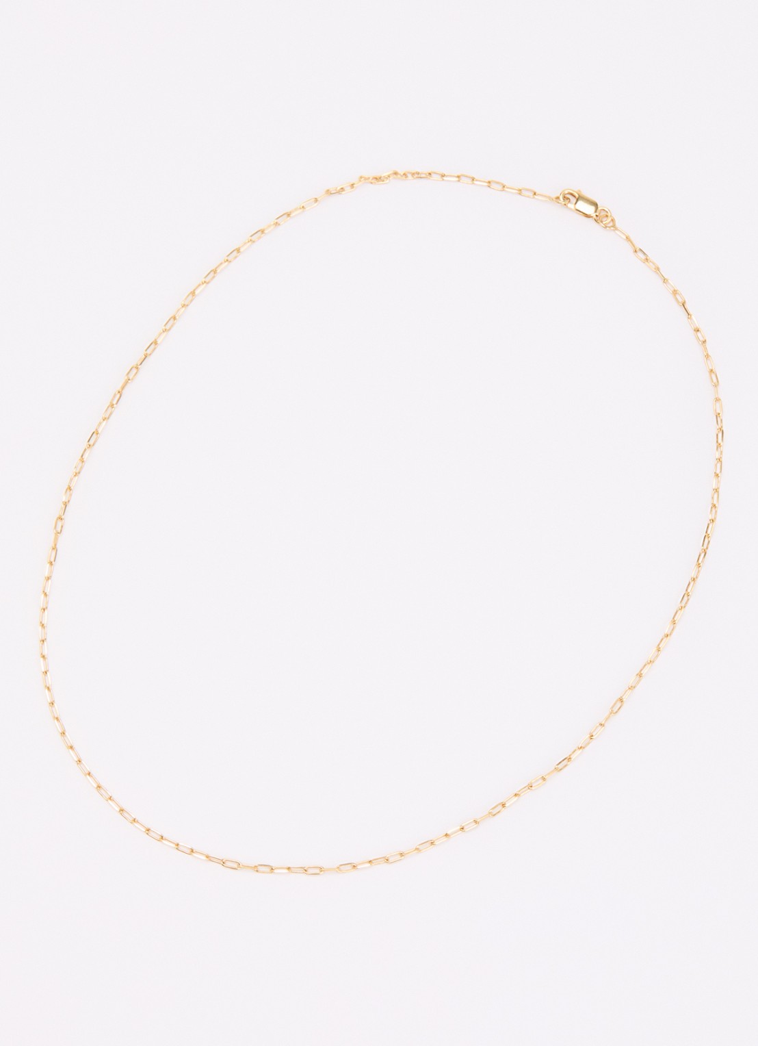Anna + Nina Link ketting verguld - detail 3 goud