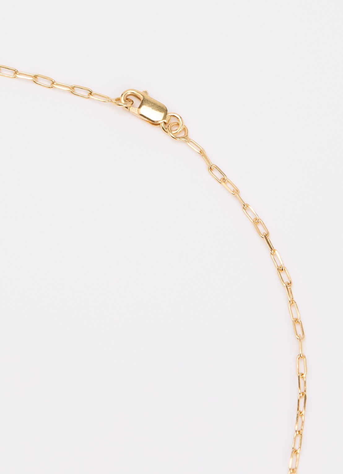 Anna + Nina Link ketting verguld - detail 4 goud