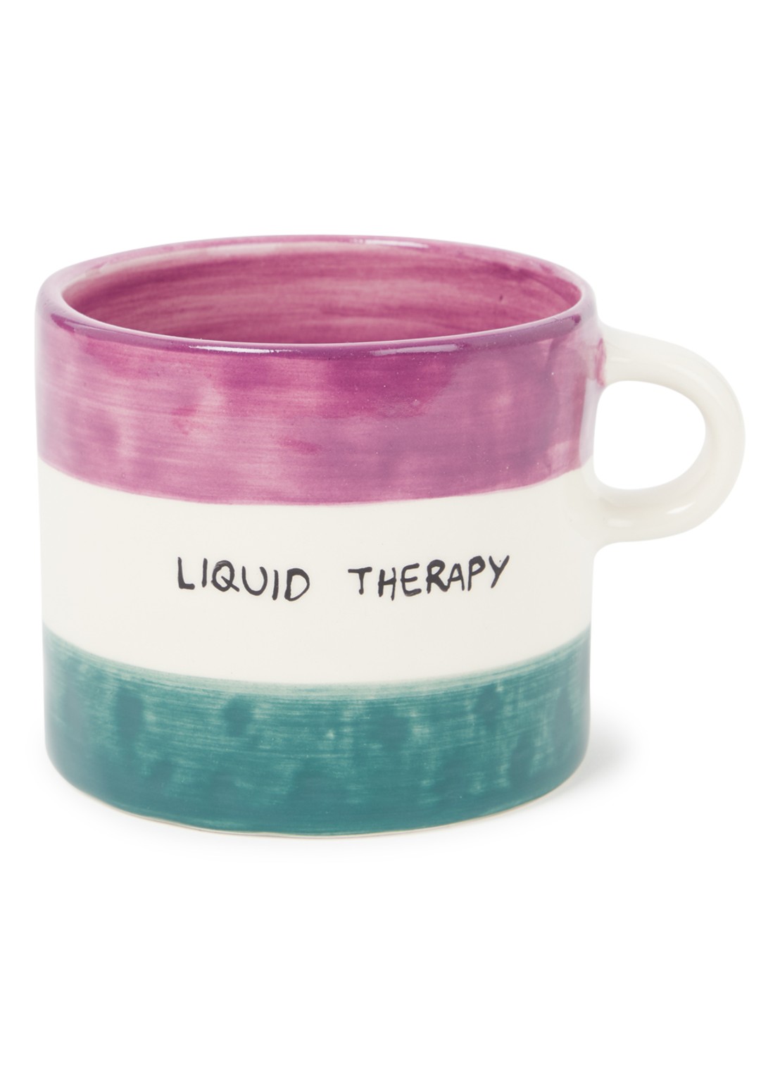 Anna + Nina Liquid Therapy mok 40 cl - voorkant wit