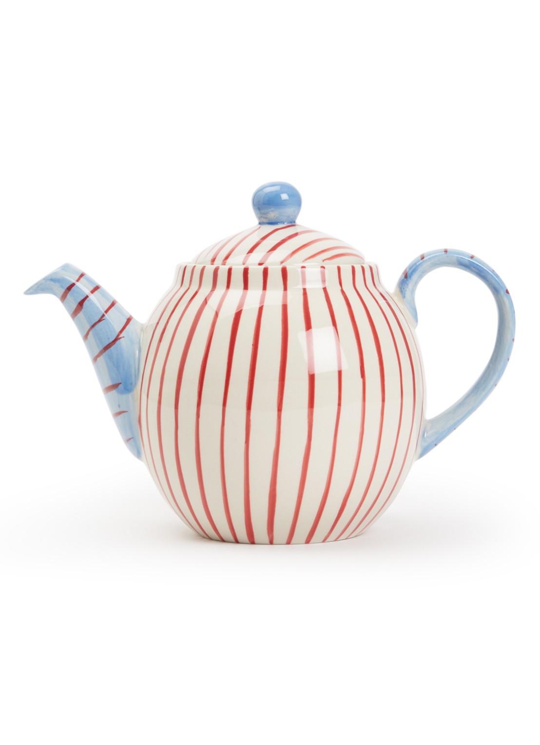 Anna + Nina Percy theepot 0,5 liter - voorkant gebroken wit
