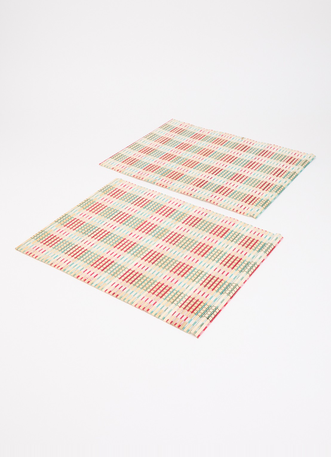 Anna + Nina Picnic placemat set van 2 - voorkant 2 multicolor