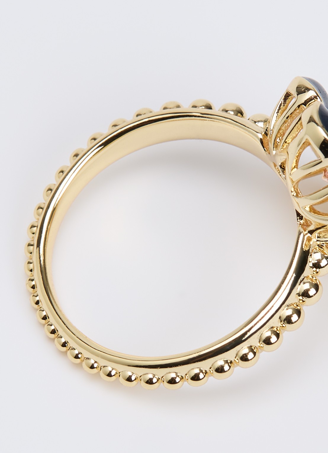 Anna + Nina Pixie Garden ring verguld - detail 2 goud