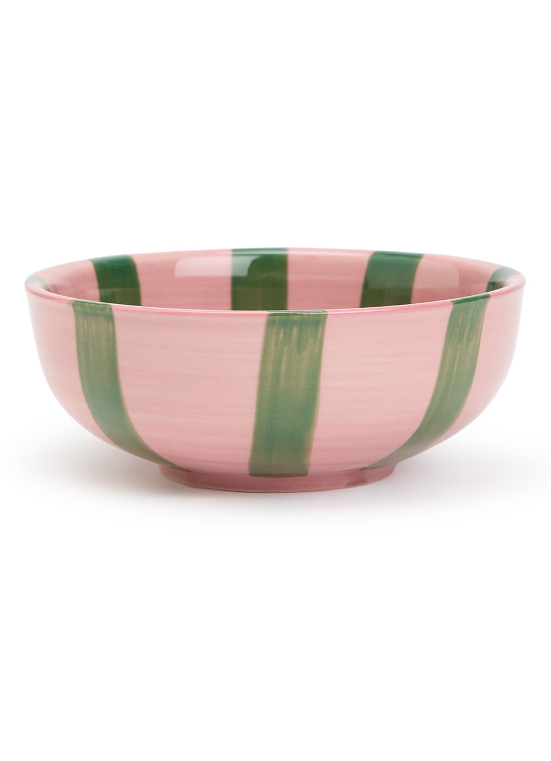 Anna + Nina Rosebud dipschaal 10 cm  - voorkant roze