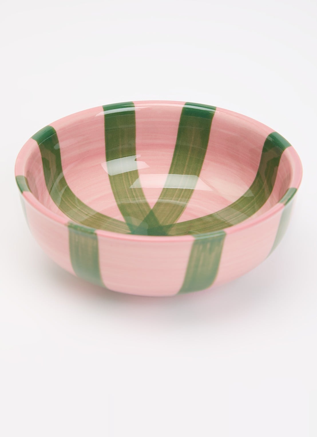 Anna + Nina Rosebud dipschaal 10 cm  - voorkant 2 roze