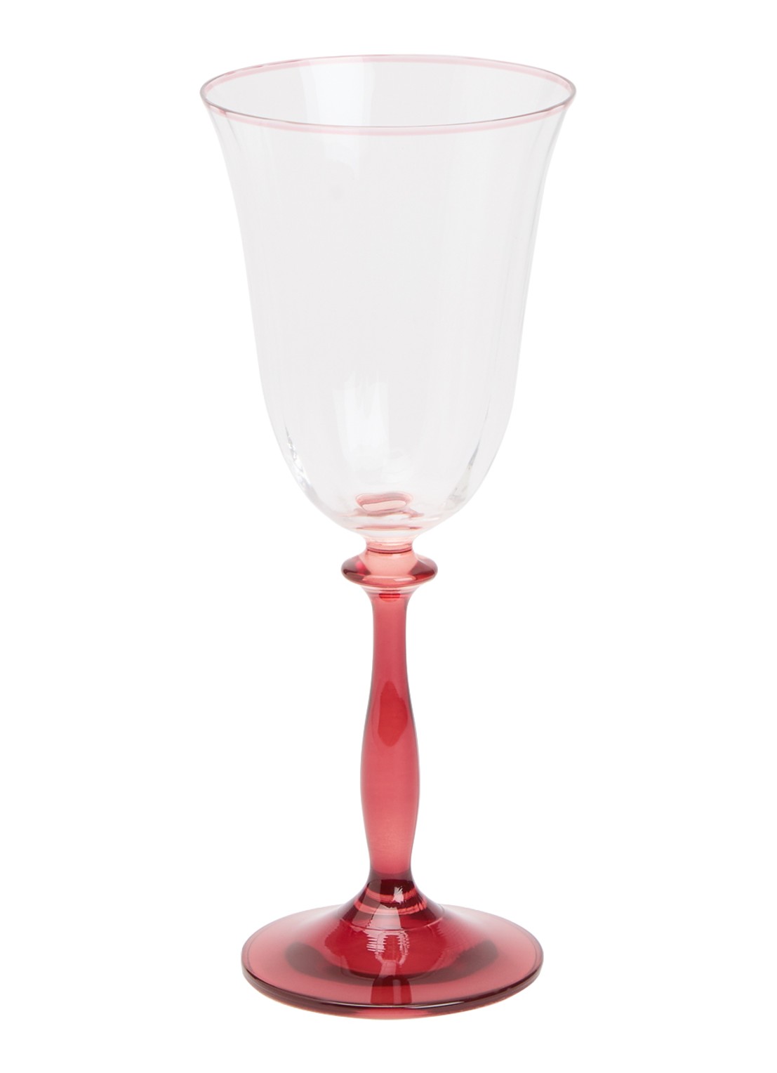 Anna + Nina Ruby Optic wijnglas 25 cl - voorkant 2 rood