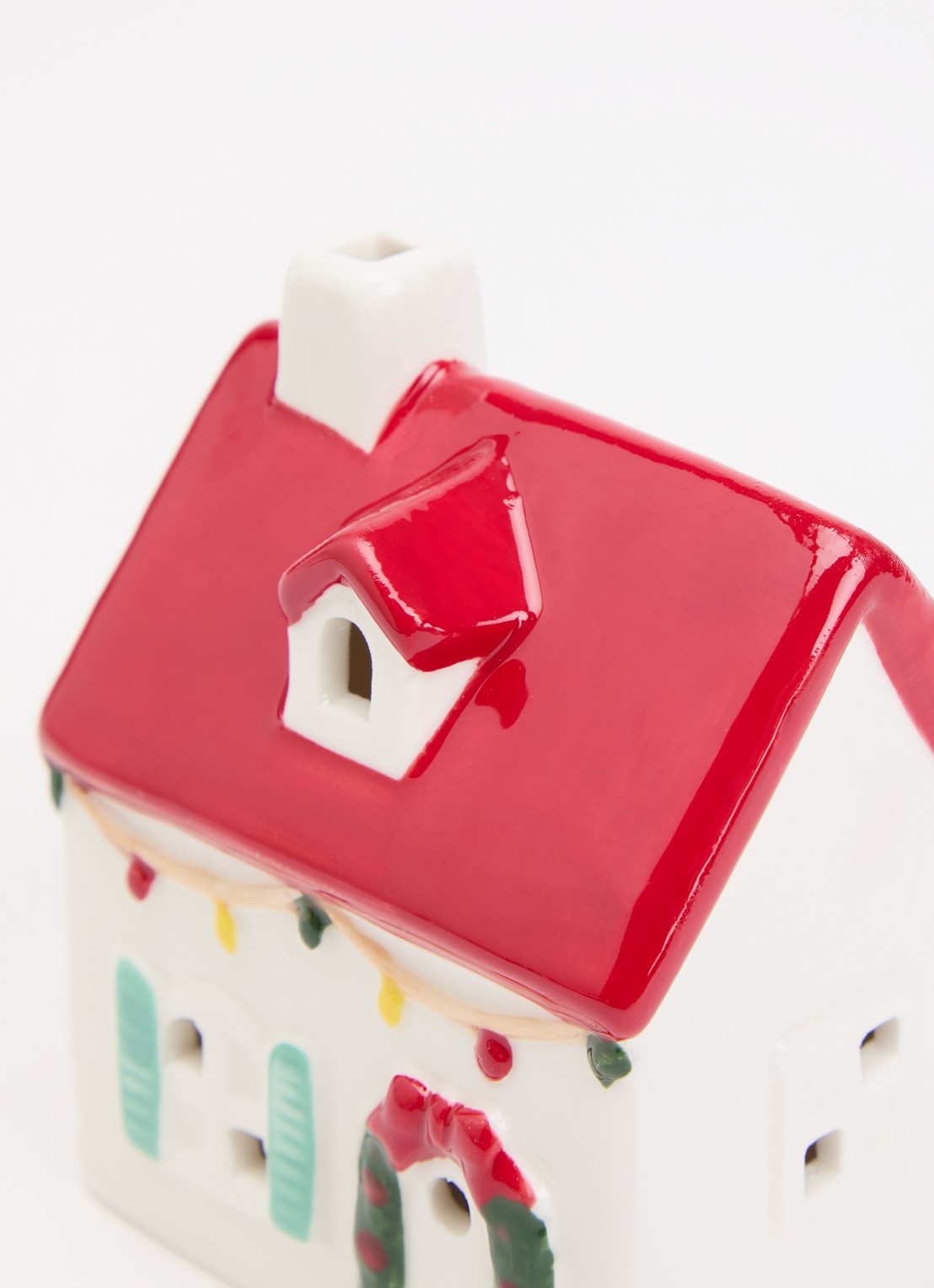 Anna + Nina Santa's Glow Cabin met led-verlichting - voorkant 2 multicolor