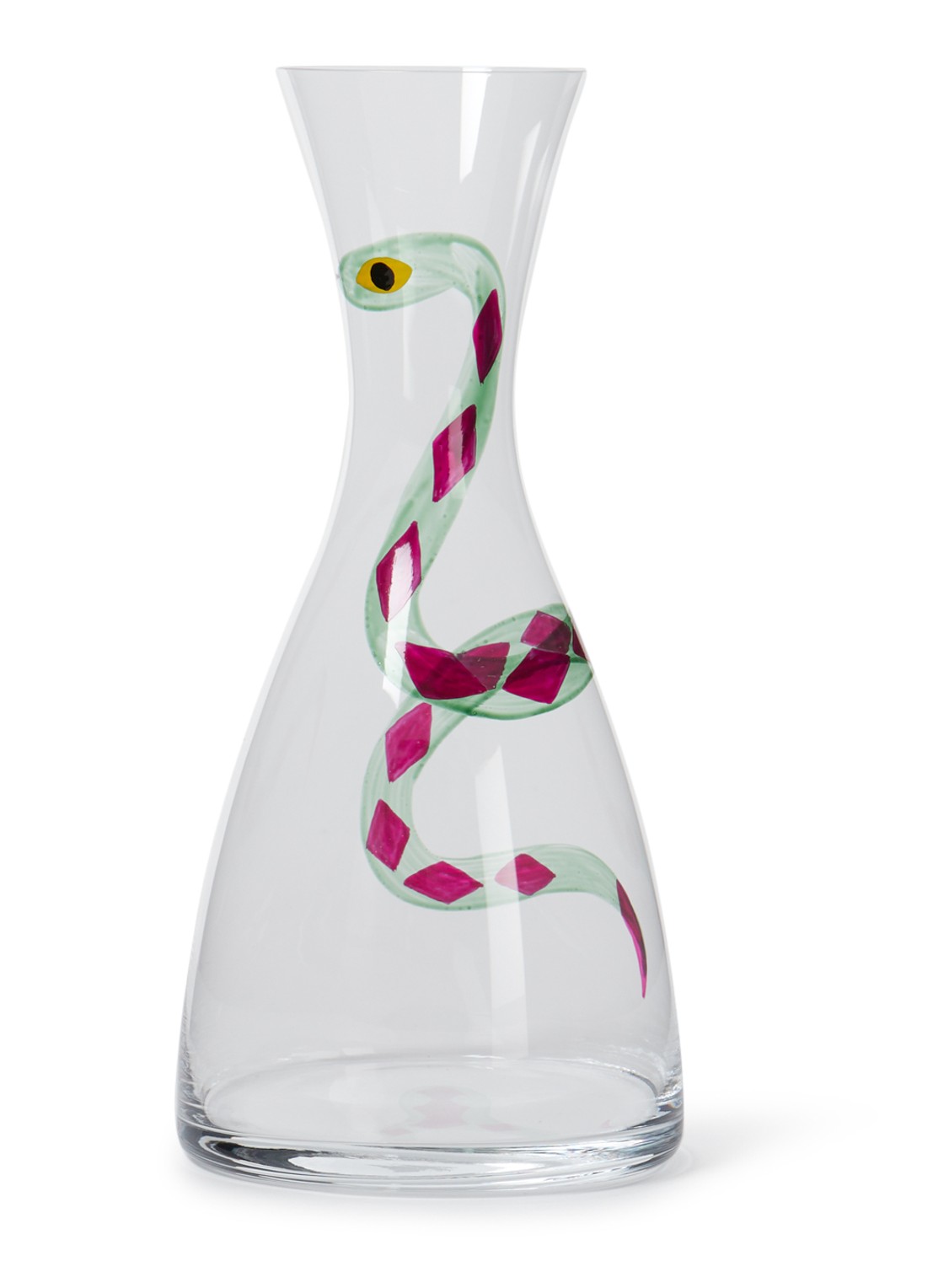 Anna + Nina Serpent waterkaraf 1,3 liter - voorkant transparant