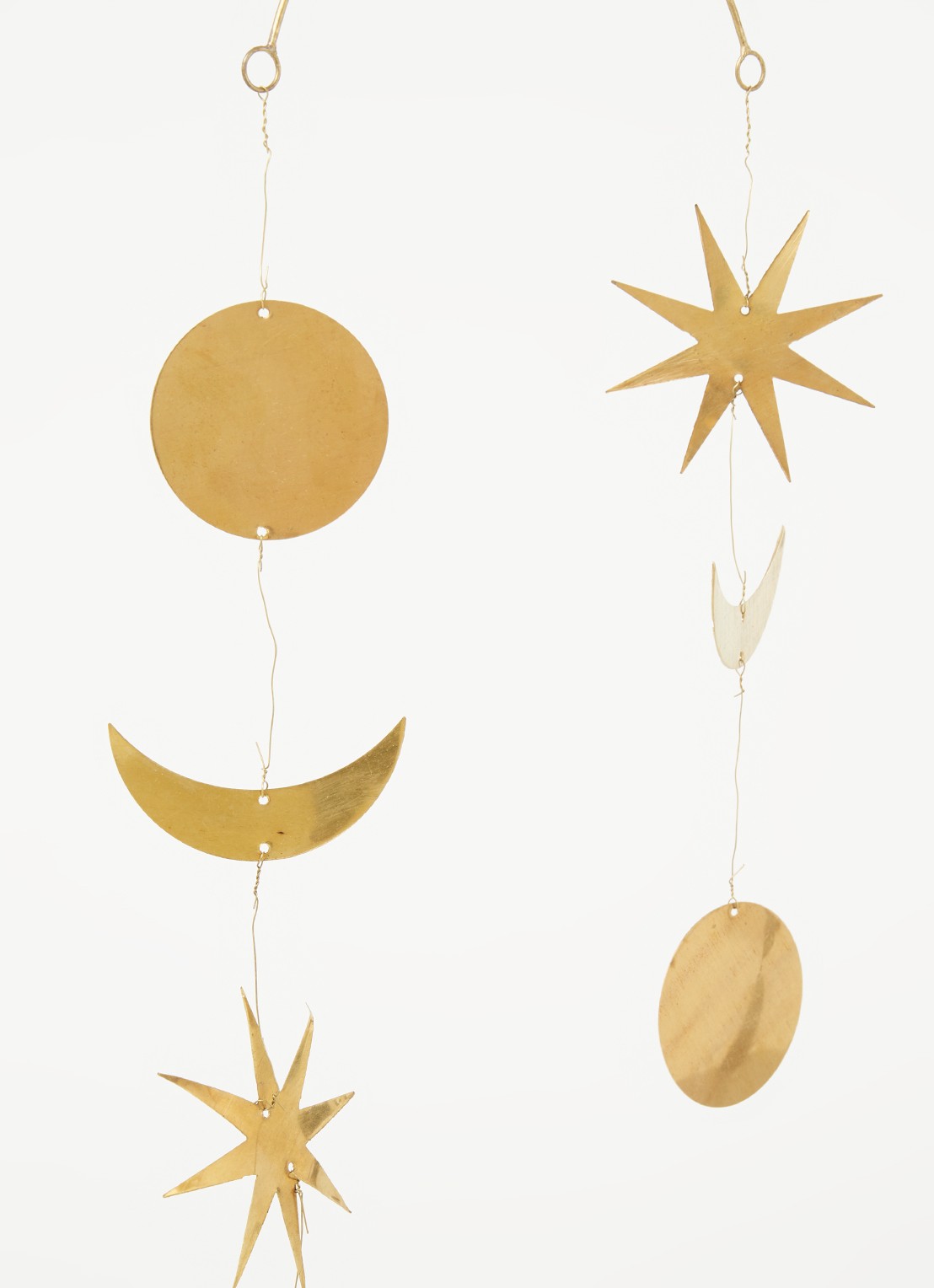 Anna + Nina Silent Night mobiel 35 cm - detail goud