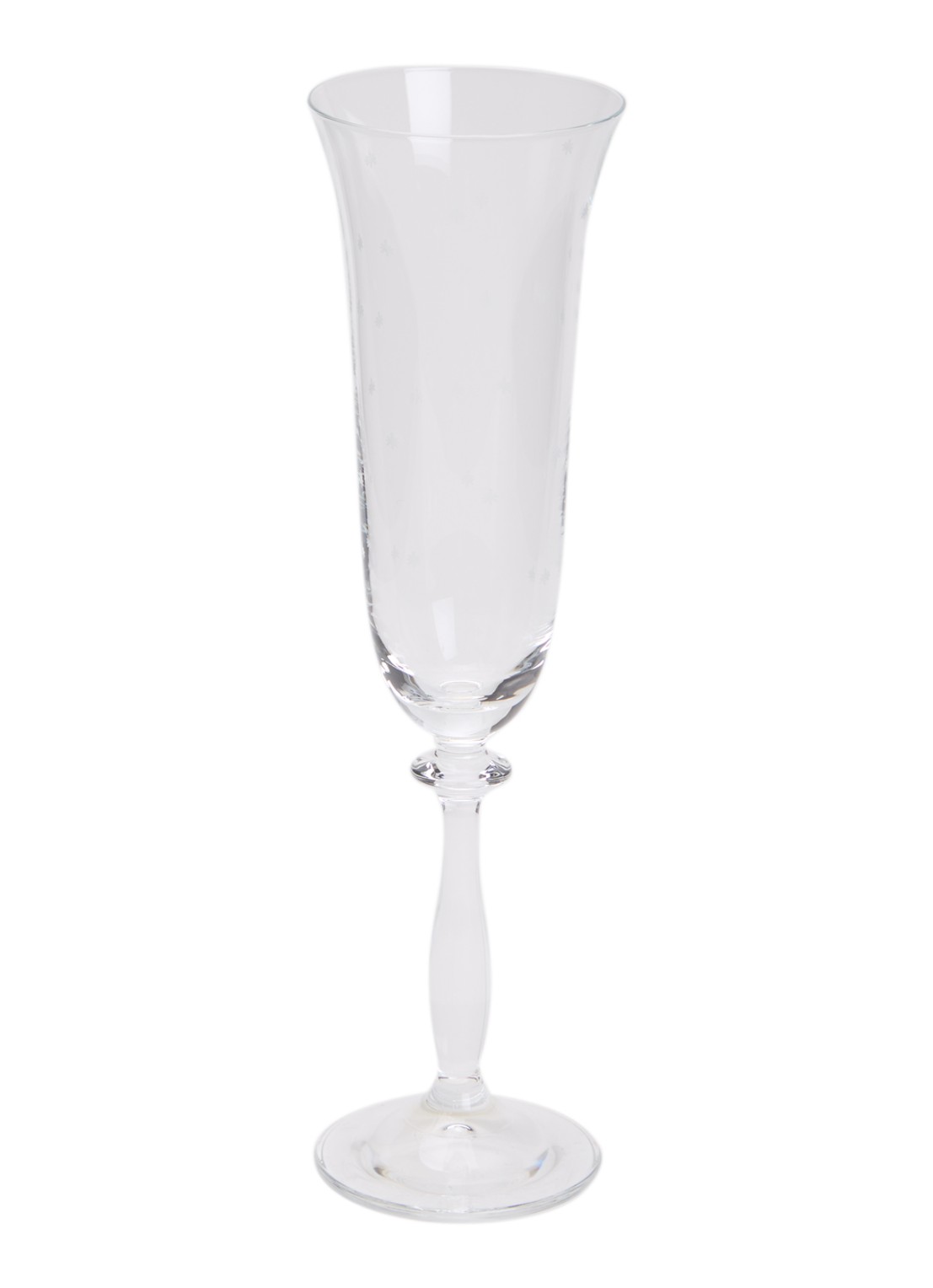 Anna + Nina Starry Eve champagne glas 20 cl set van 2 - voorkant transparant