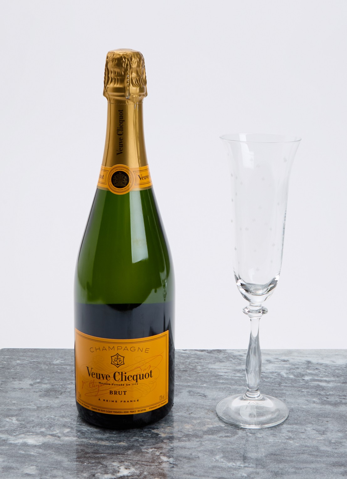 Anna + Nina Starry Eve champagne glas 20 cl - voorkant 2 transparant