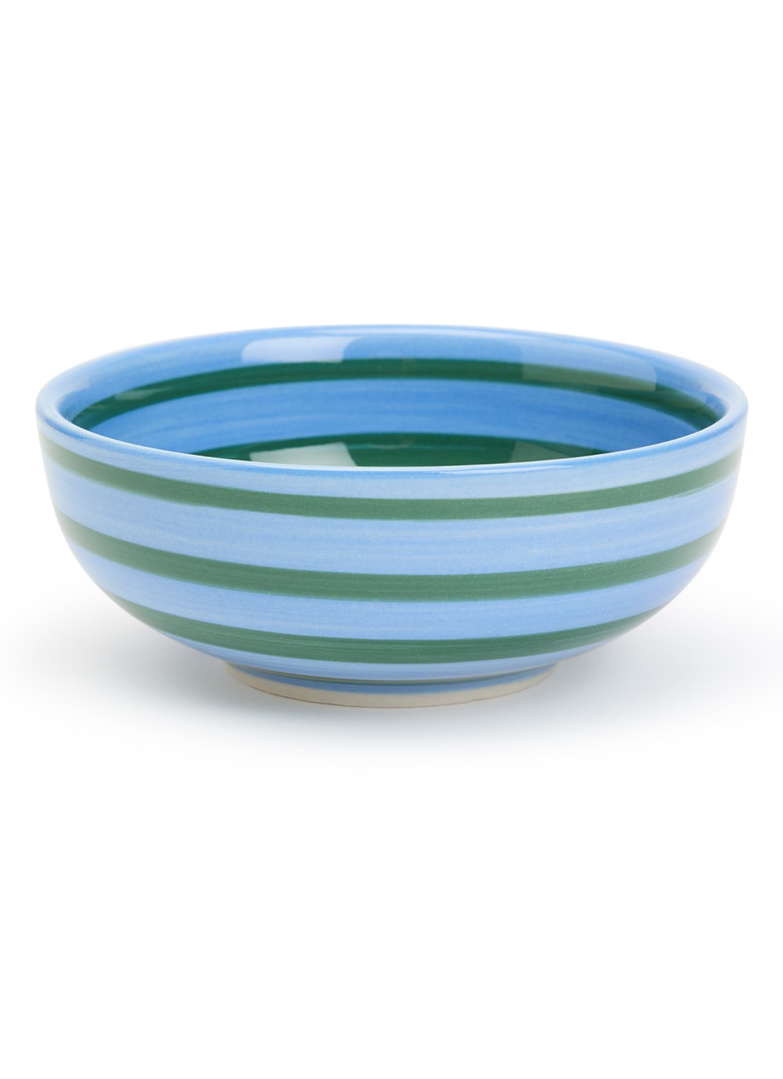Anna + Nina Tide & Leaf dipschaal 10 cm  - voorkant blauw