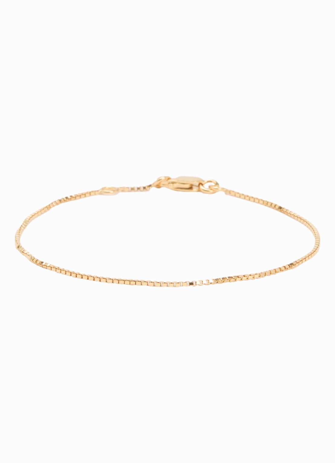 Anna + Nina Venetian armband verguld - voorkant goud