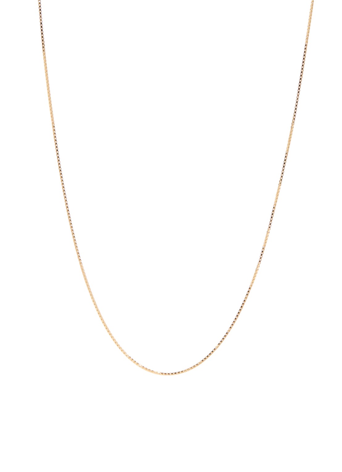 Anna + Nina Venetian ketting verguld - voorkant 5 goud