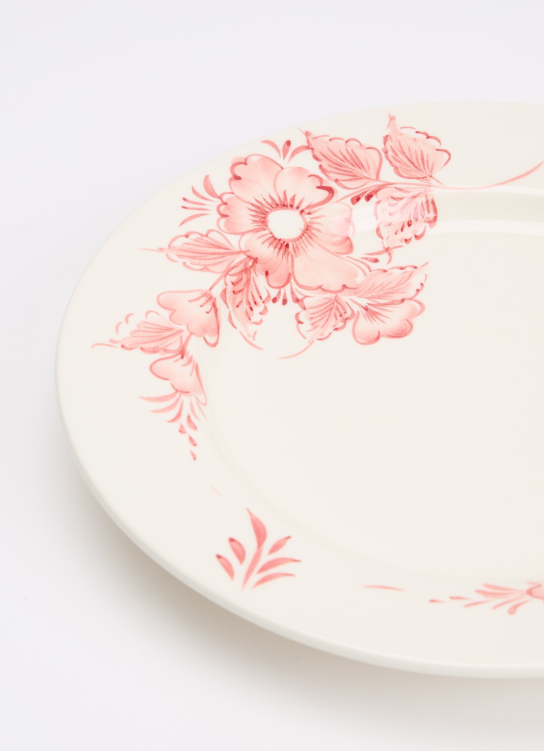 Anna + Nina Whimsical dinerbord 26 cm - detail roze