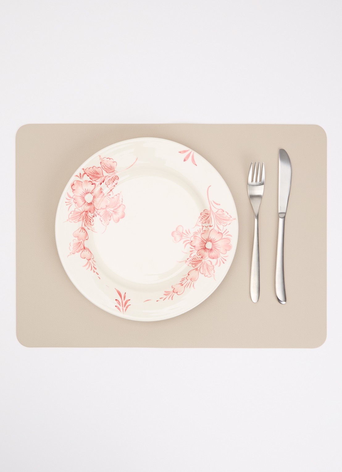 Anna + Nina Whimsical dinerbord 26 cm - detail 2 roze