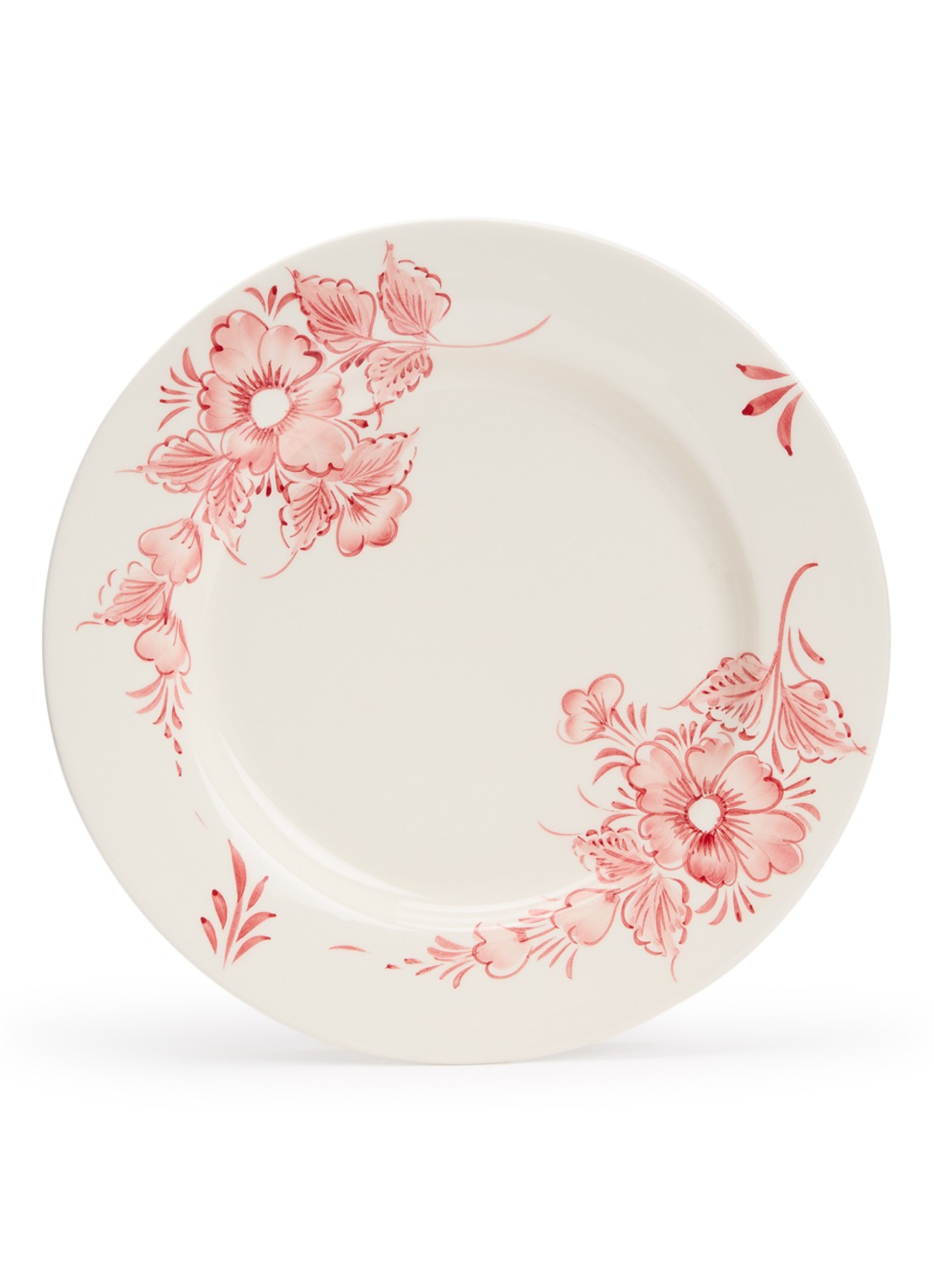 Anna + Nina Whimsical dinerbord 26 cm - voorkant 4 roze
