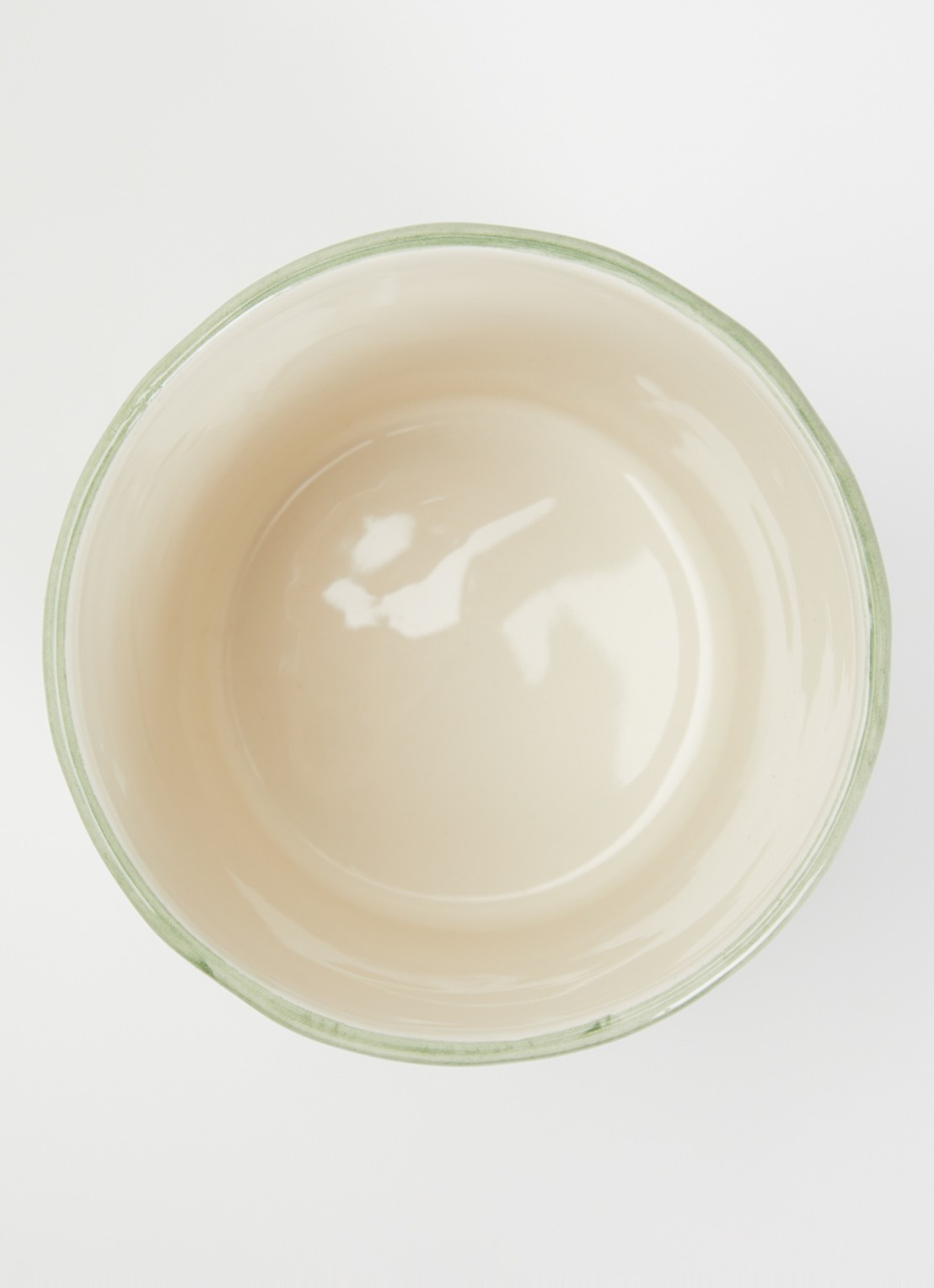 Anna + Nina White Lotus Dreams mok 35 cl - voorkant 2 lichtgroen