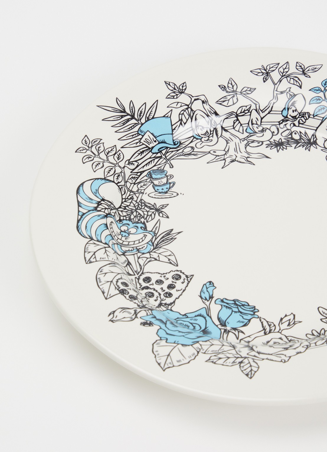 Anna + Nina Wonderland Whimsy ontbijtbord 22,5 cm - detail 3 gebroken wit