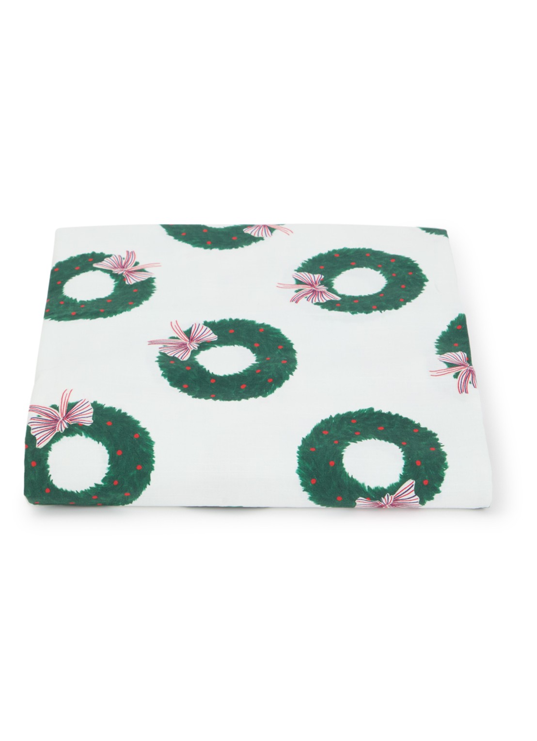 Anna + Nina Wreaths Galore tafelkleed 240 x 140 cm - voorkant wit
