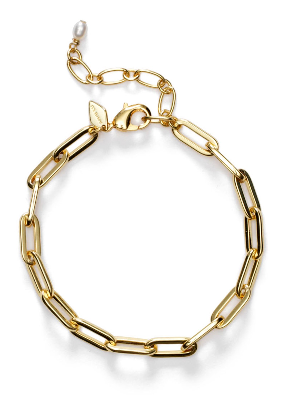 ANNI LU Golden Hour armband verguld - voorkant goud