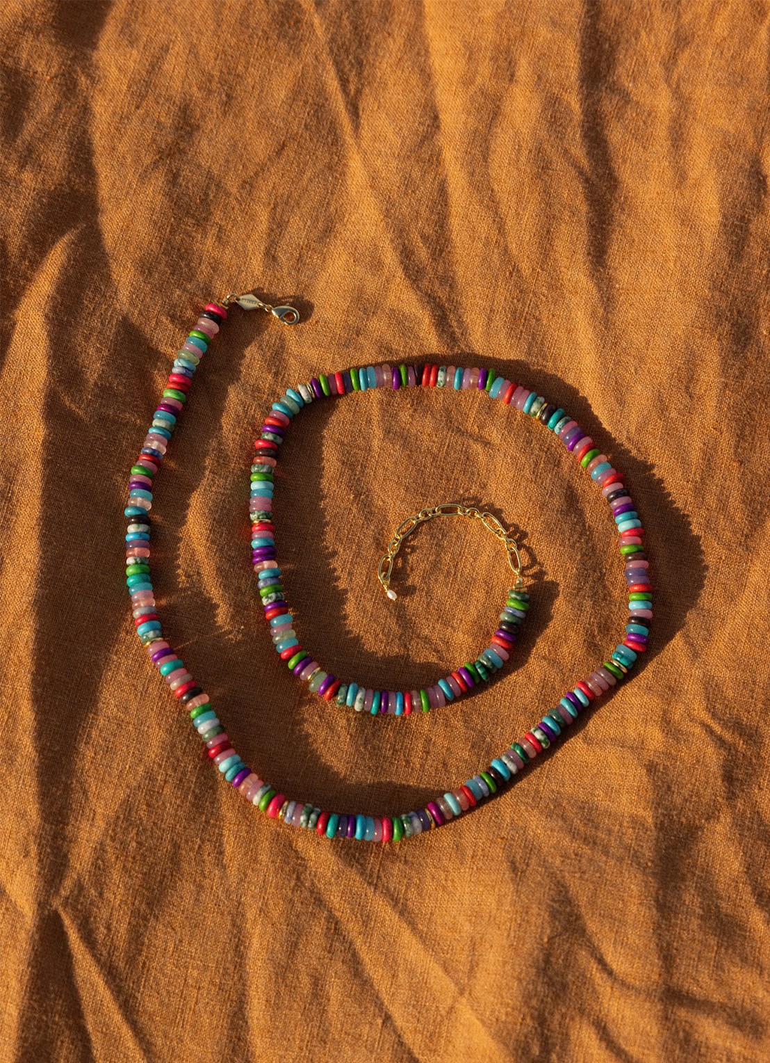 ANNI LU Happy Journey ketting - detail rood