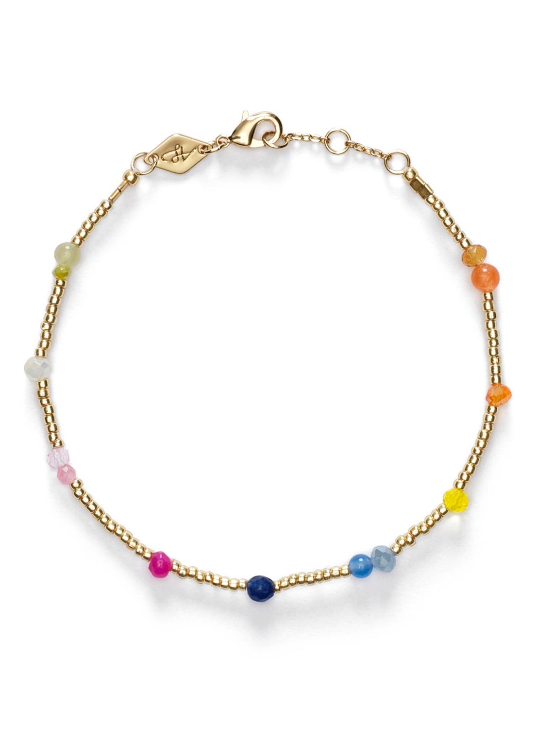 ANNI LU Ocean Breeze armband verguld - voorkant goud