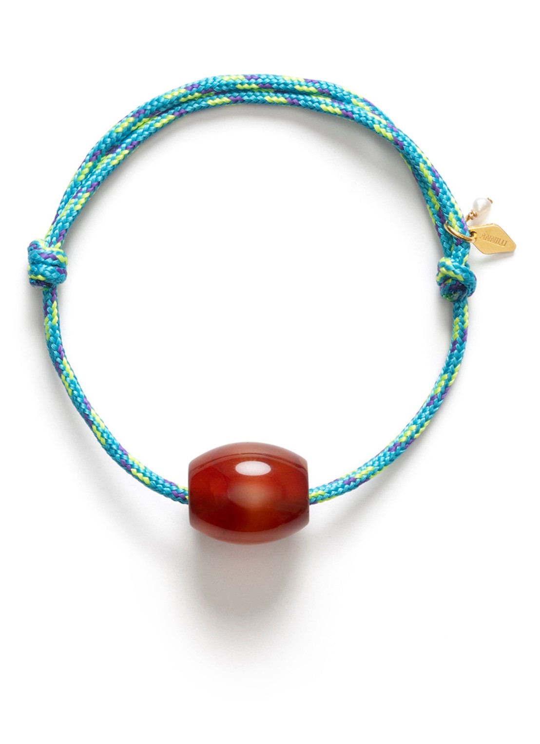 ANNI LU Poolside armband   - voorkant turquoise