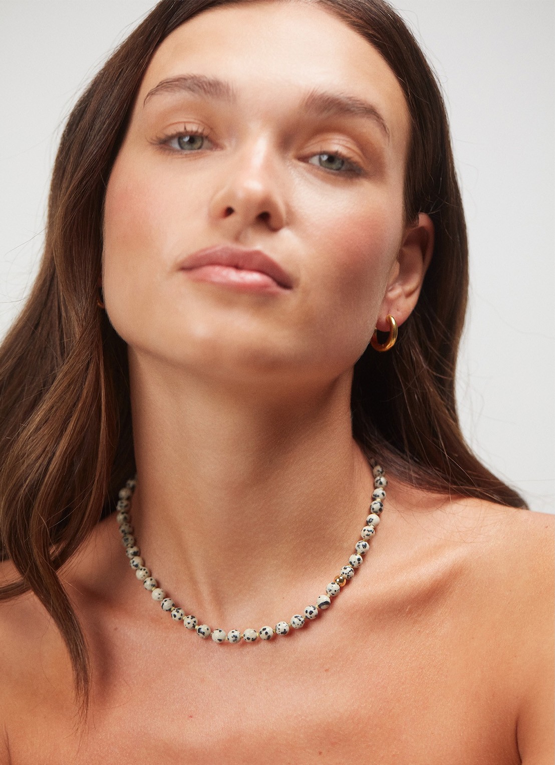 ANNI LU Pops ketting  - voorkant 2 gebroken wit