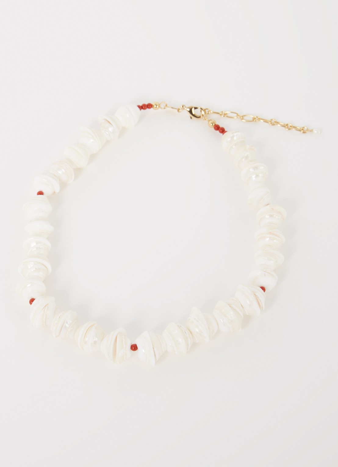 ANNI LU Seashell Smiles ketting  - detail 4 goud